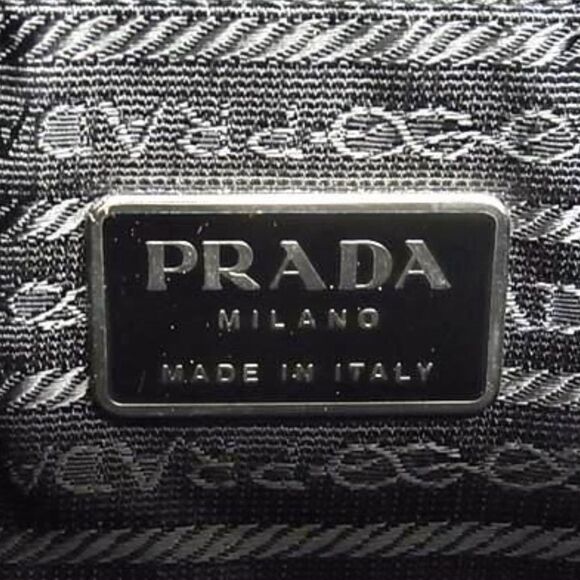 Prada - Iridescent Olive Green & Grey Leather Structured Shoulder Bag VGUC, VTG - Picture 10 of 12